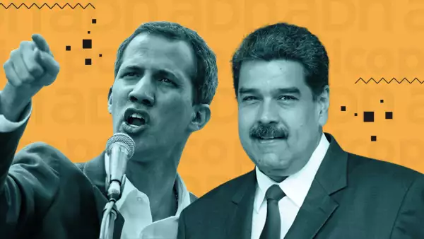 Dos presidentes de Venezuela