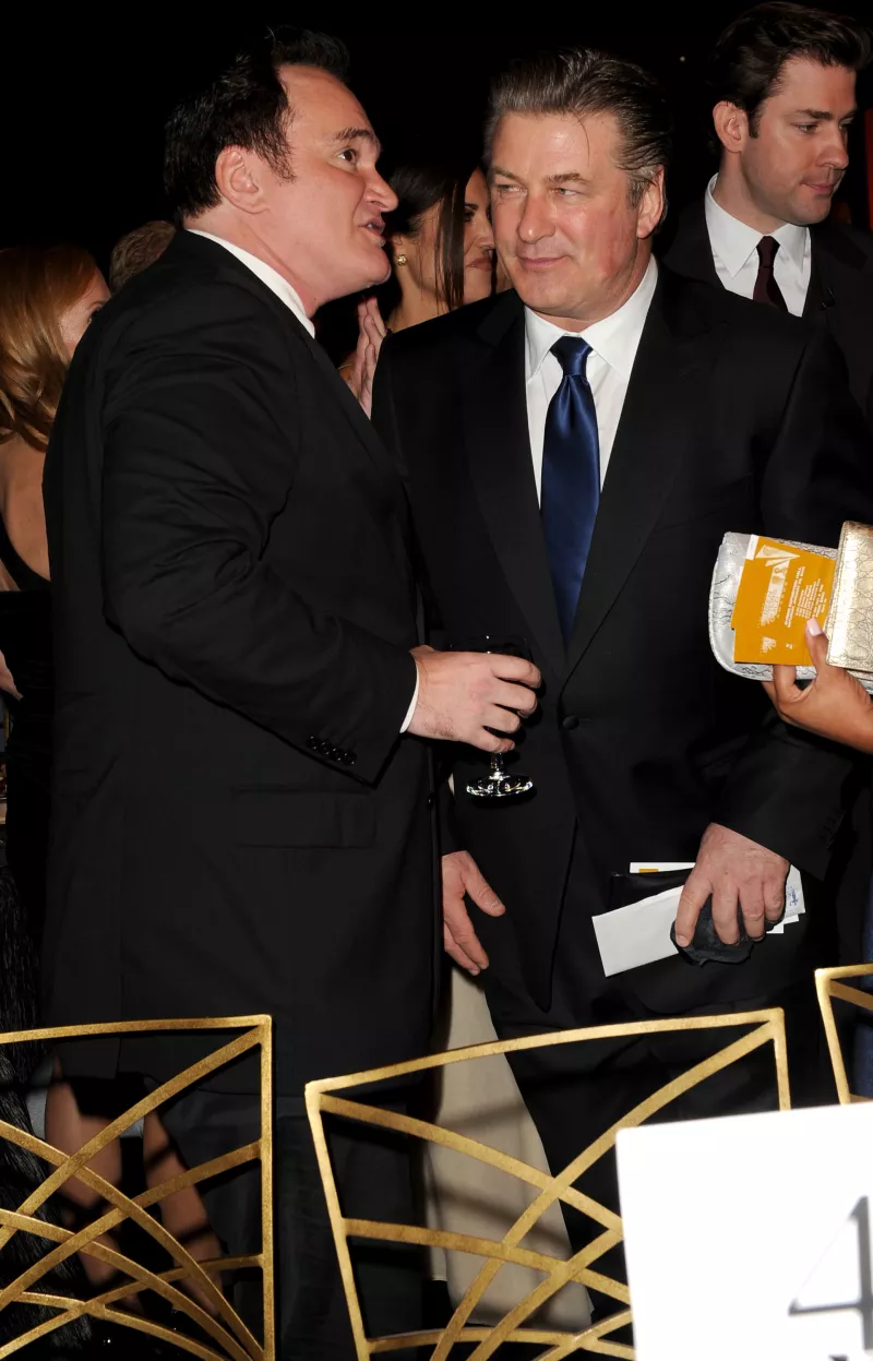 Quentin Tarantino y Alec Baldwin