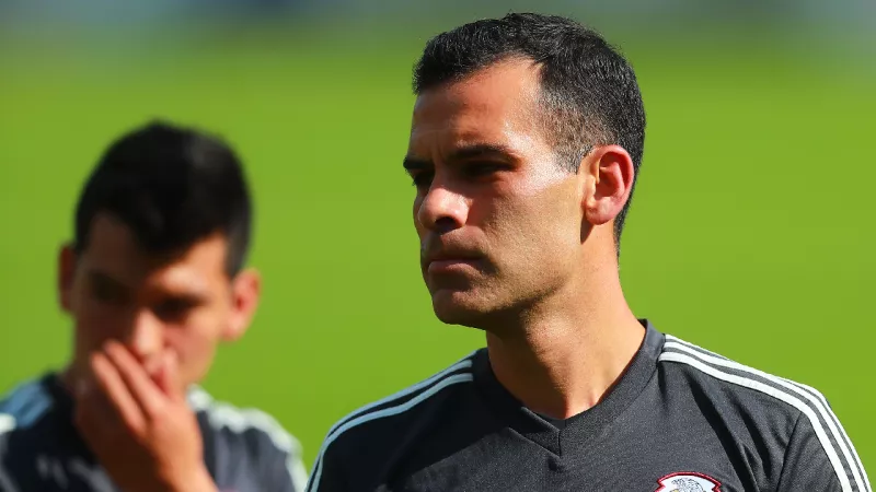 Foto de archivo de Rafa Márquez en mayo de 2018, cuando todavía jugaba como capitán de la Selección Mexicana.