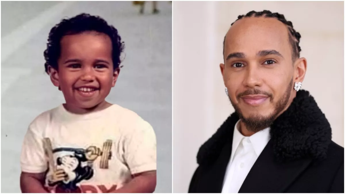 Lewis Hamilton de niño
