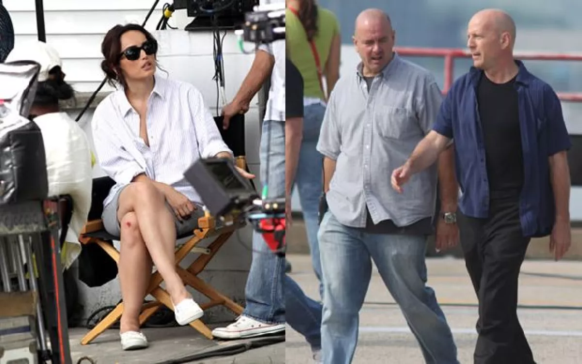 Ana de la Reguera aseguró que se aprende mucho de un actor como Bruce Willis.