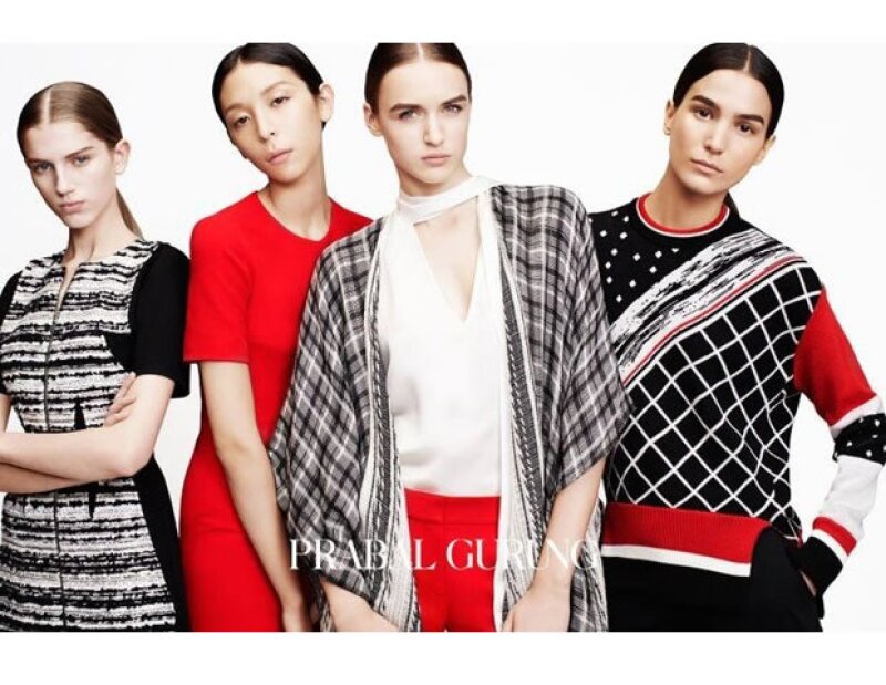 Prabal Gurung se fijó en la mexicana para su publicidad.
