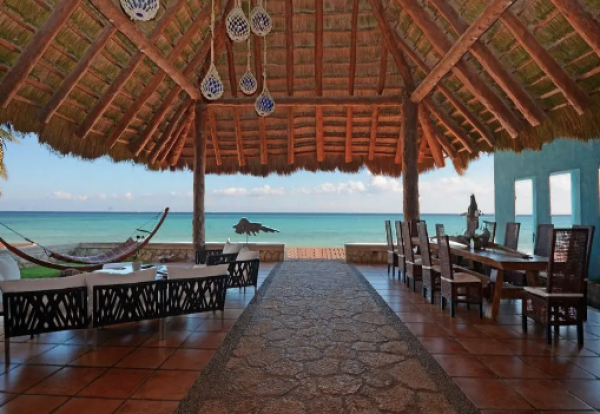 casa corazón palapa