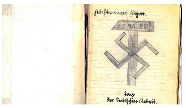 Edgar Feuchtwanger no podía escapar de la propaganda nazi.
