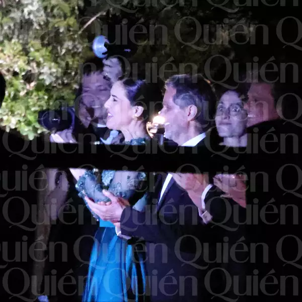 Luis Migue en la boda de su hija Michelle Salas