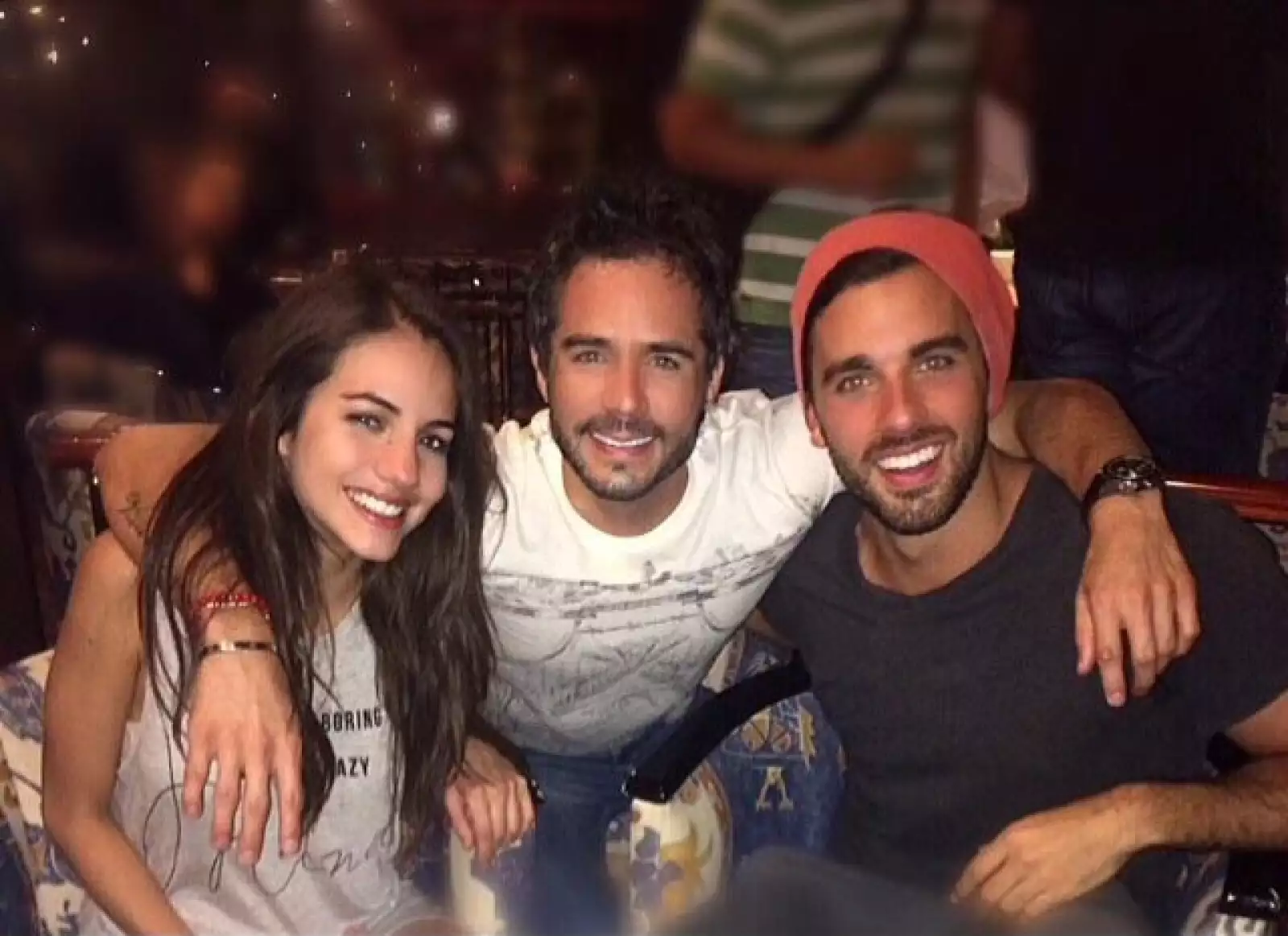 Los actores Ela Velden y José Pablo Minor acompañaron a José.