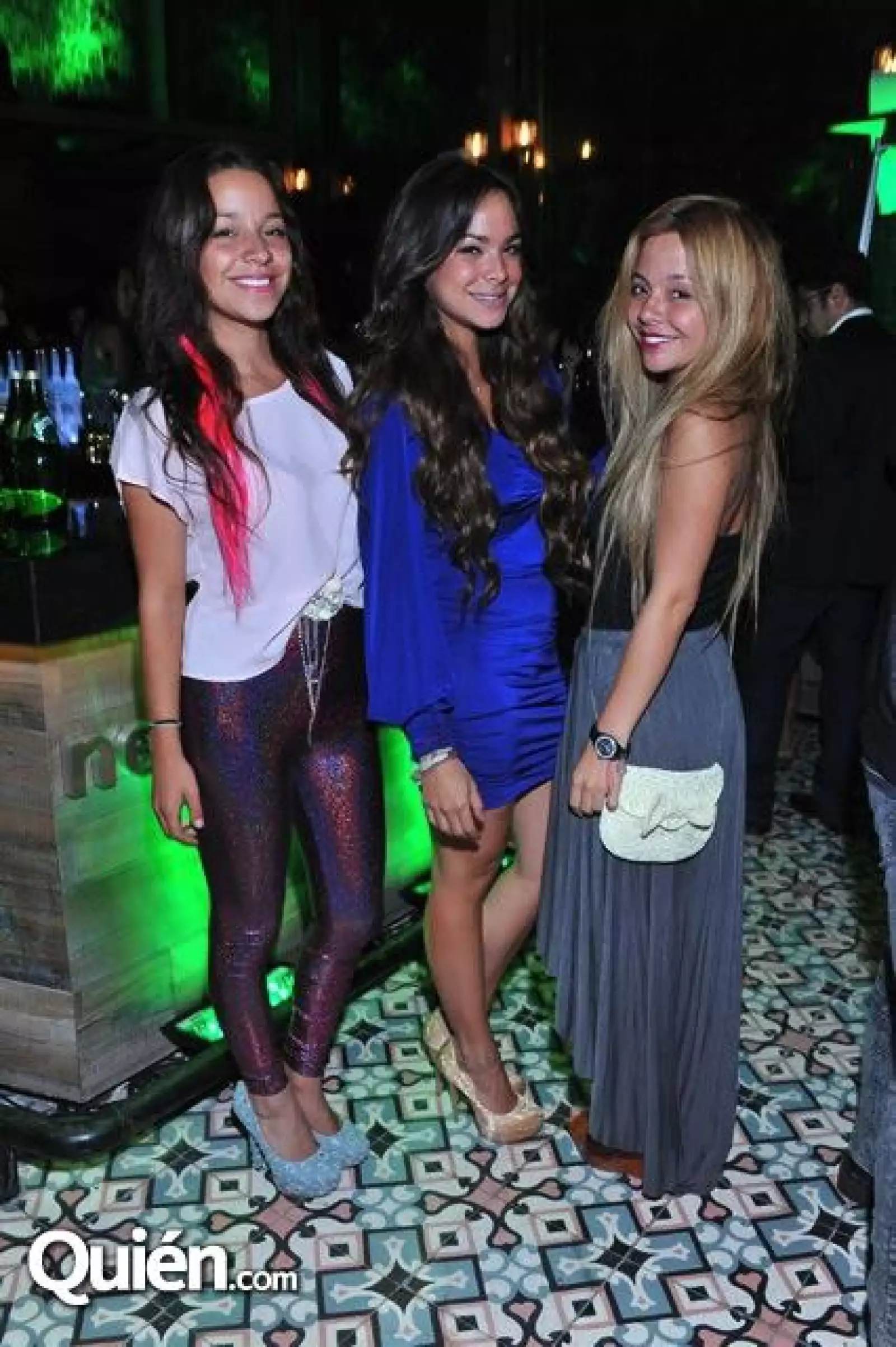 Paola Wong,Cuca Díaz y Pamela Wong