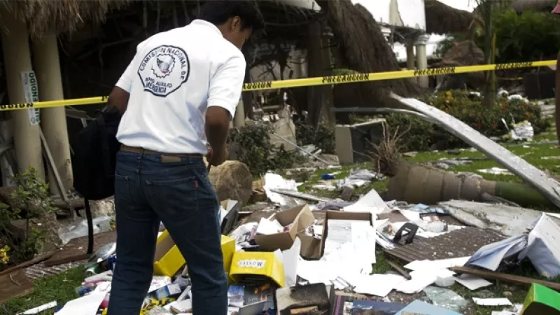 Explosión por fuga de gas