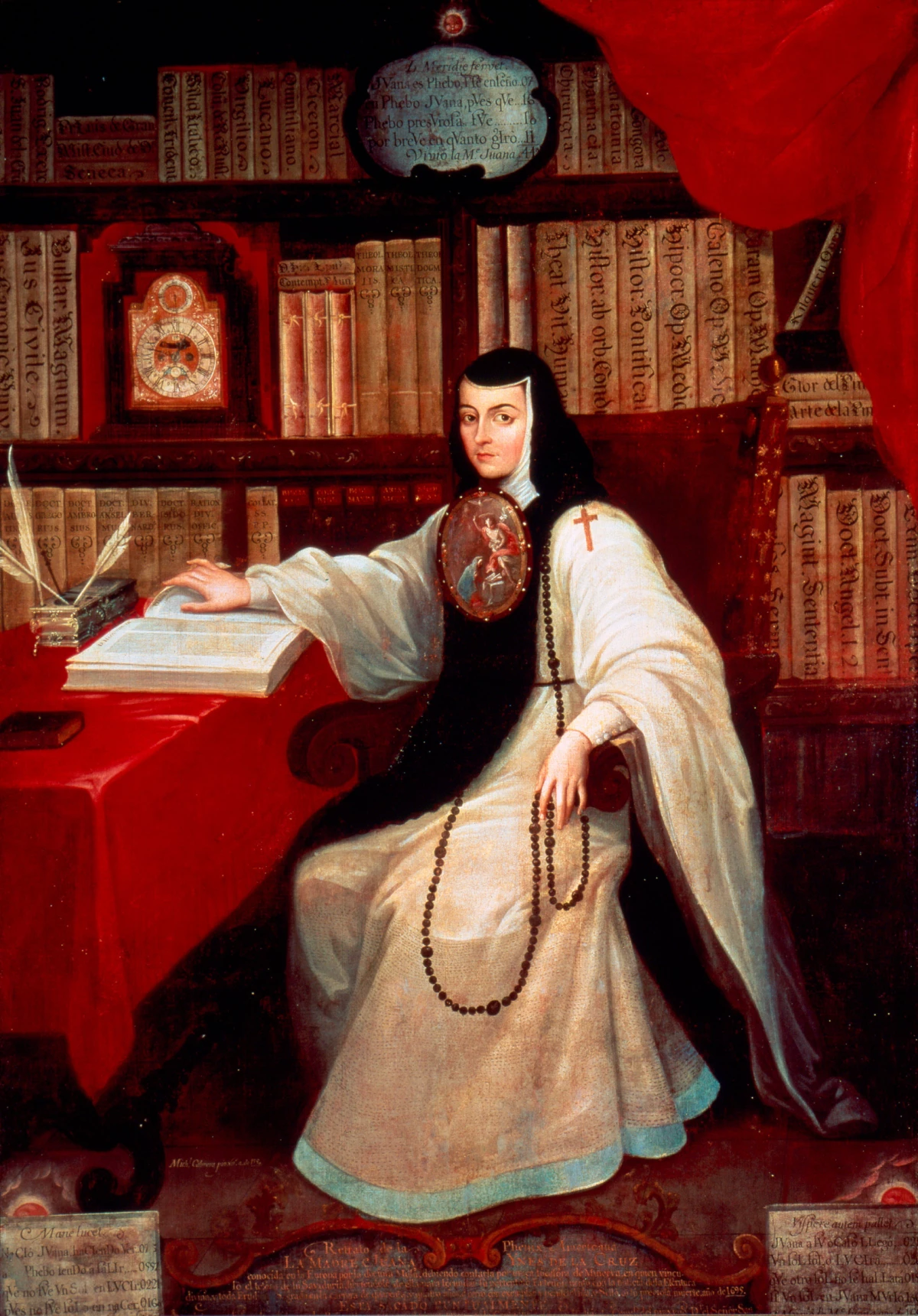 Catálogo de esqueletos de monjas del Claustro de Sor Juana