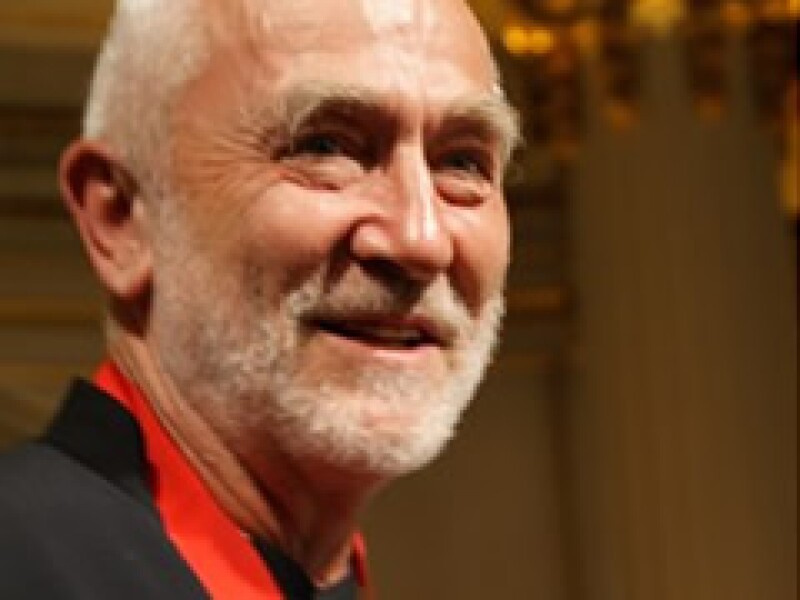 Peter Zumthor recibe el premio Pritzker en Buenos Aires, Argentina. (Foto: Adriana Casas)