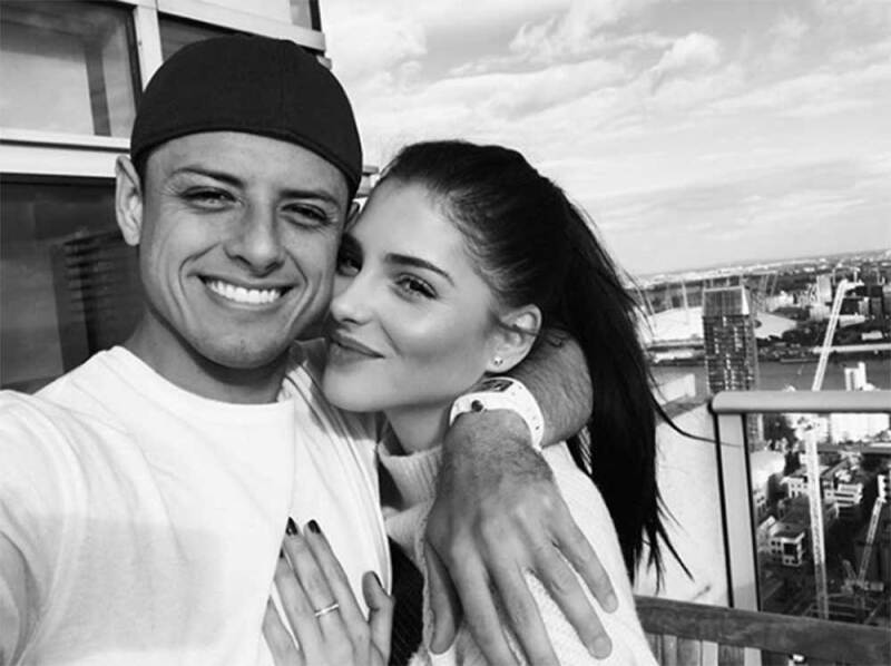 Andrea Duro y Javier Hernández