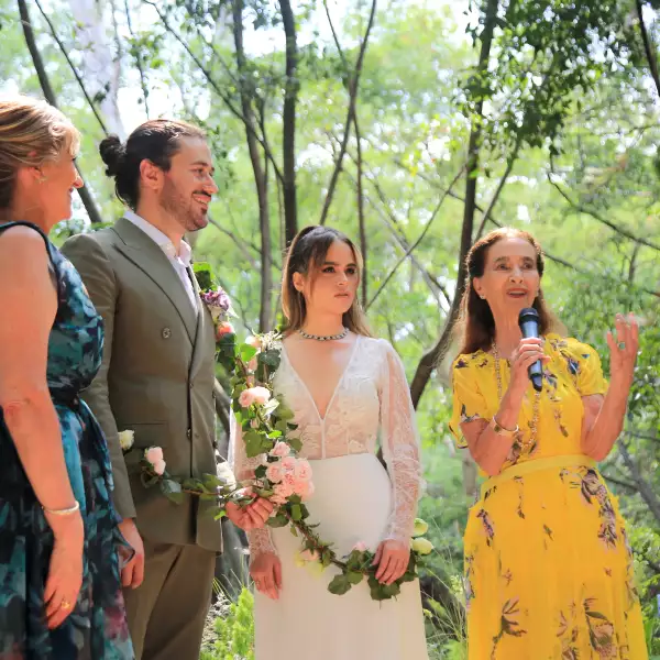 Michelle Solares, Bruno Naufal, Camila West y Amparo Espinosa
