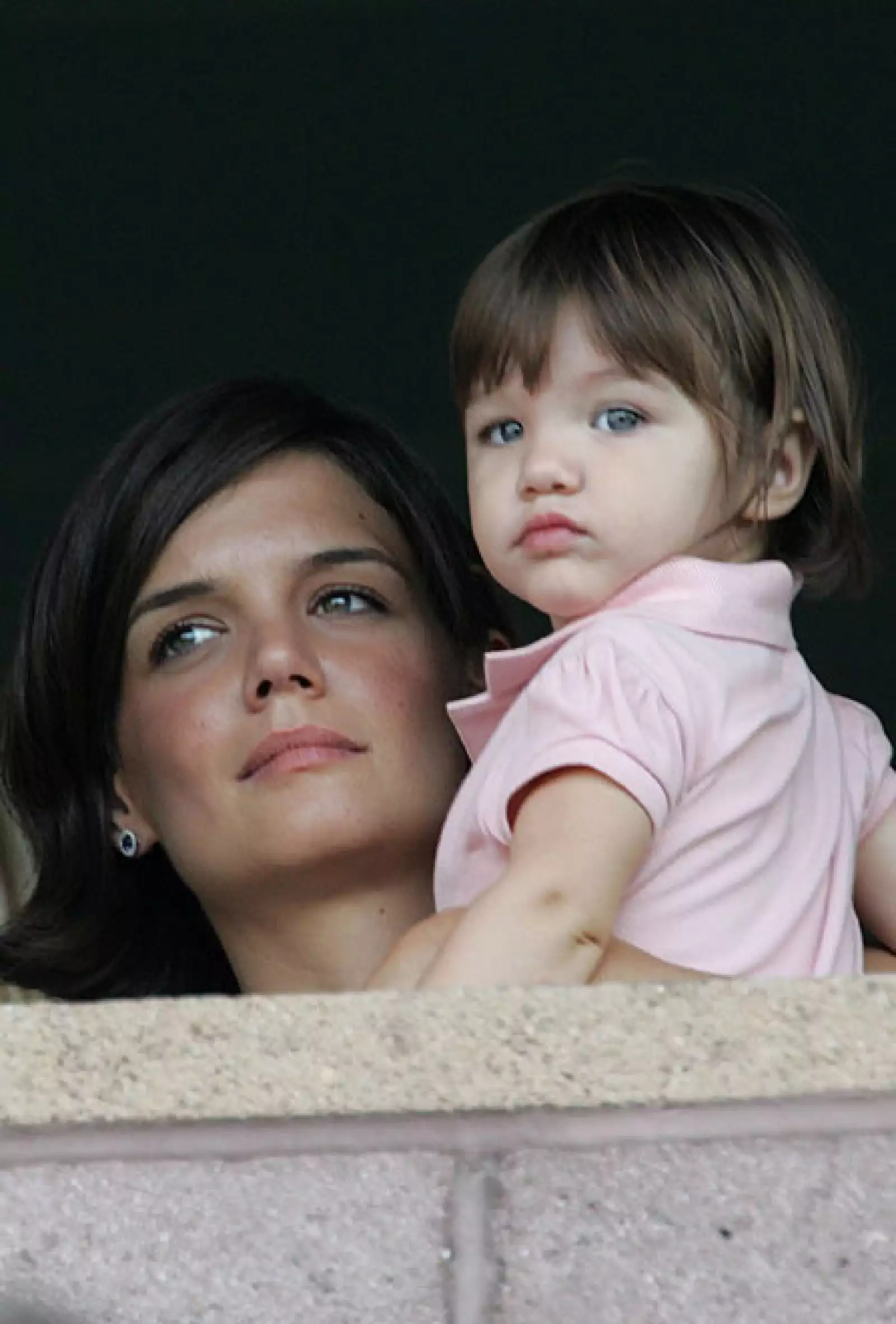 Desde que Suri era un bebé su mamá, Katie Holmes, la vestía muy coqueta: el rosa por excelencia.