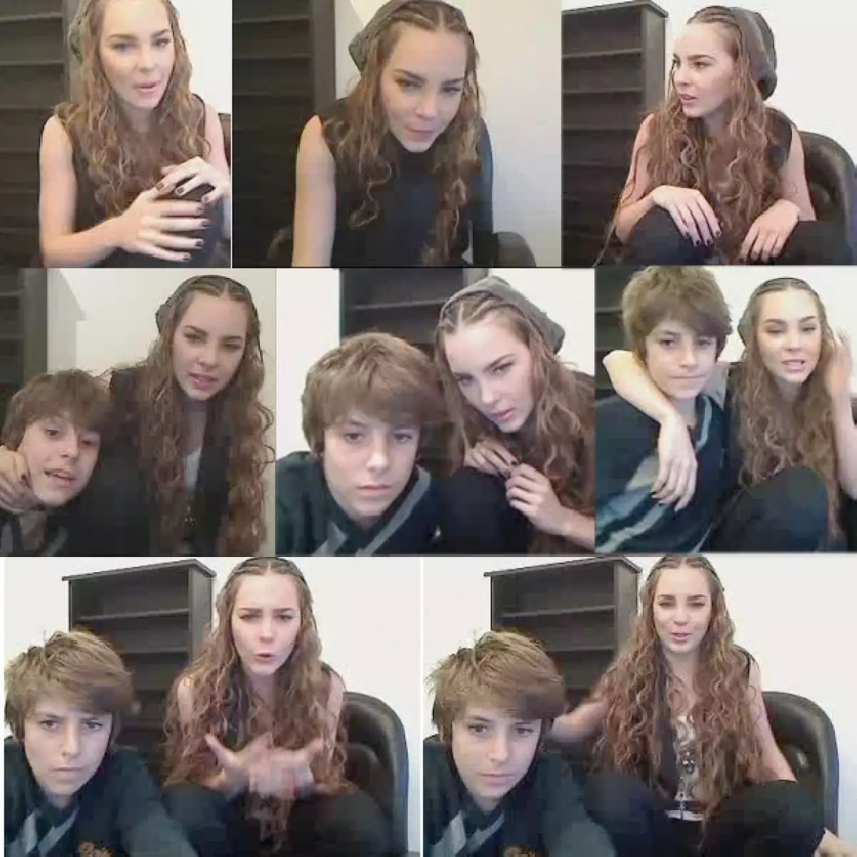 La cantante se mostró emocionada, incluso cantó un extracto de su primer sencillo.