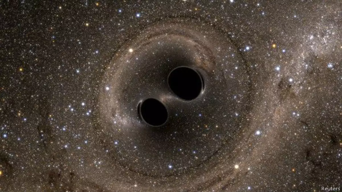 Por primera vez se observa la colisión de dos agujeros negros.