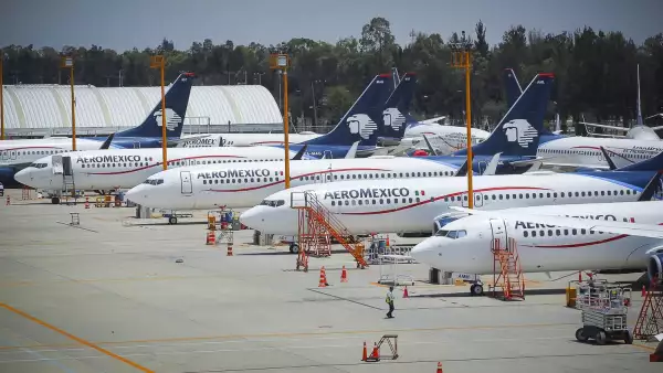 Aviones varados de Aeroméxico