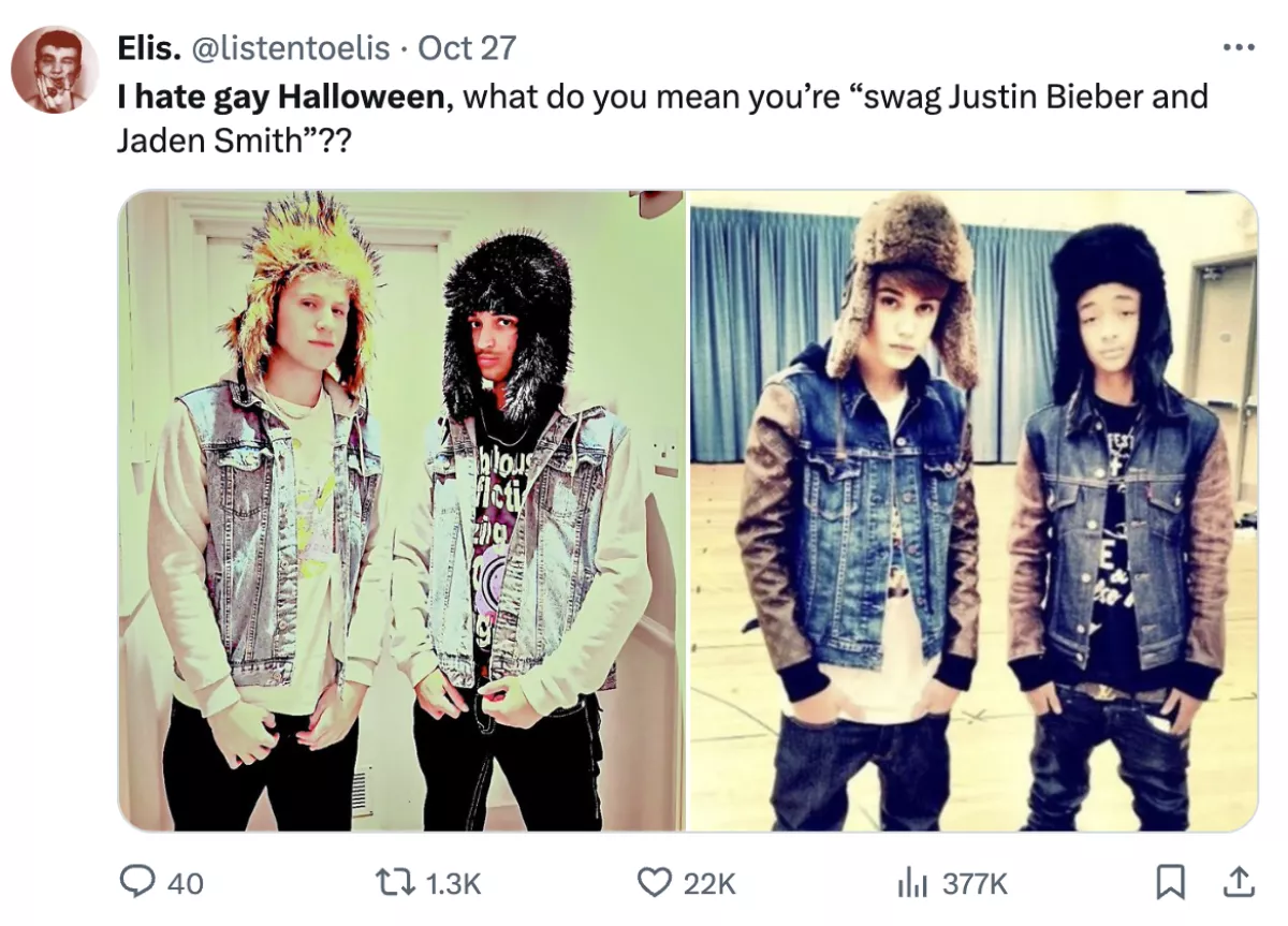 I hate gay halloween