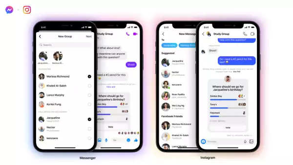 Facebook lanza chats grupales entre diferentes aplicaciones y otras novedades