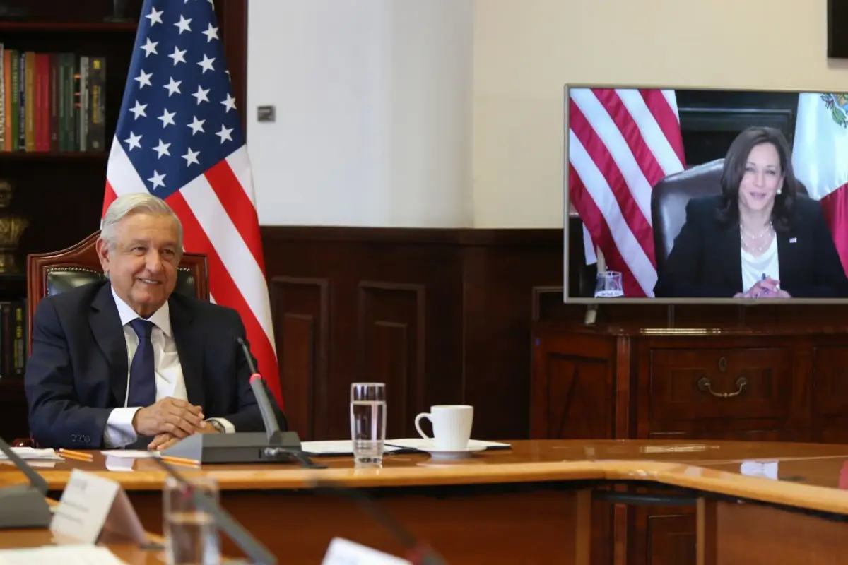 Reunión Virtual AMLO-Kamala Harris
