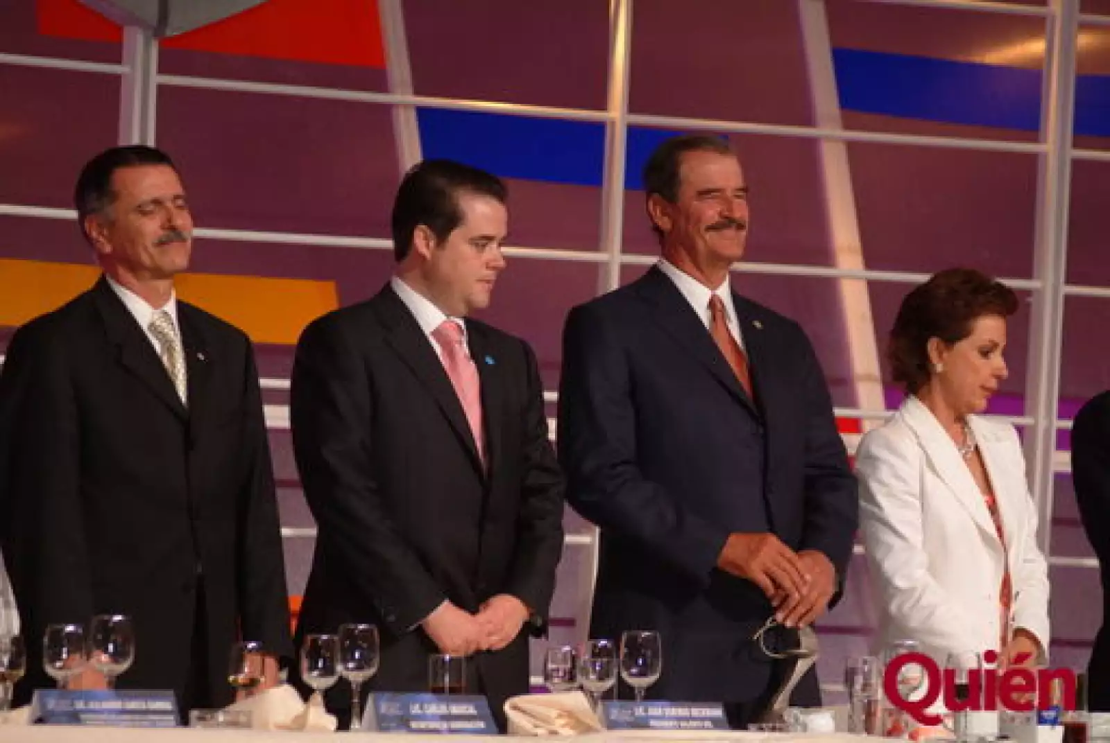 Carlos Abascal, Juan Domingo Beckman, Vicente Fox, Marta Sahagún