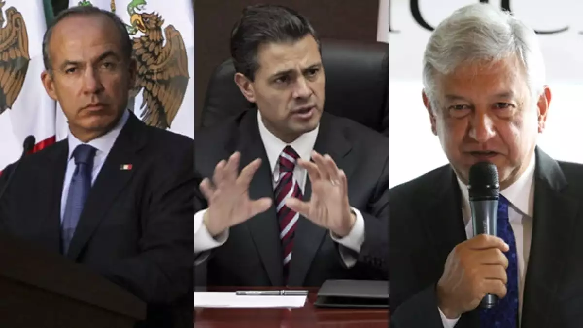 Calderón-Peña-AMLO