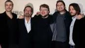 Alfonso Cuarón, Guillermo Francella, Guillermo del Toro, Carlos Cuarón y Diego Luna.