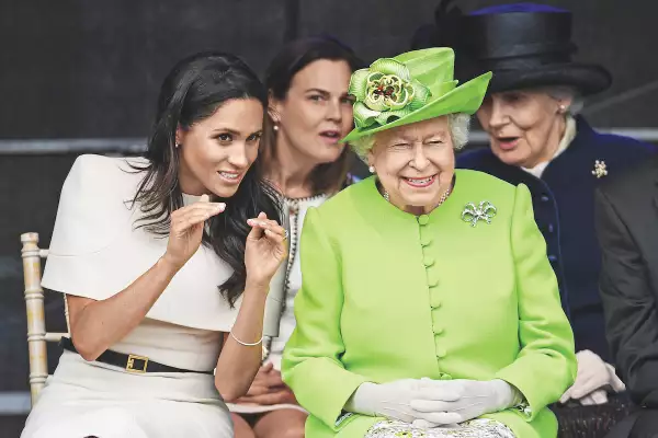 The Duchess Of Sussex Undertakes Her First Official Engagement With Queen Elizabeth II
