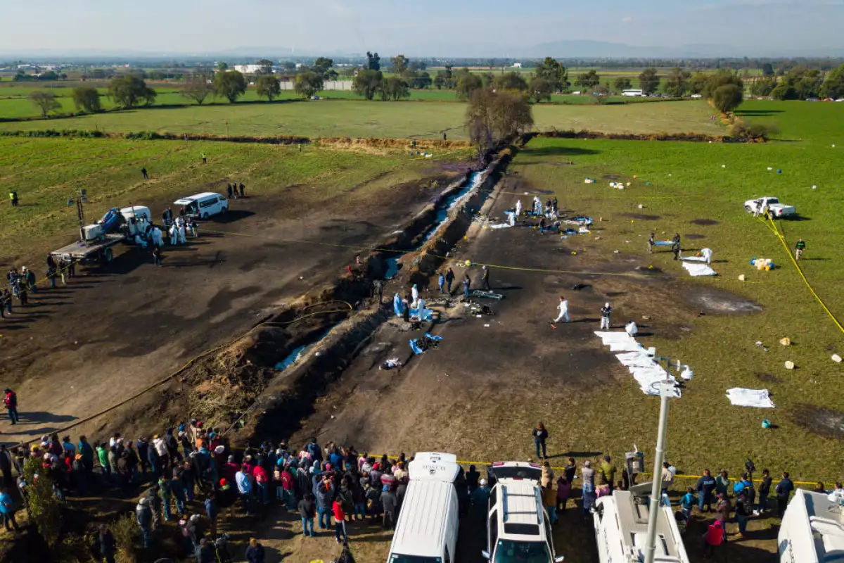 Explosión de ducto de Pemex en Tlahuelilpan