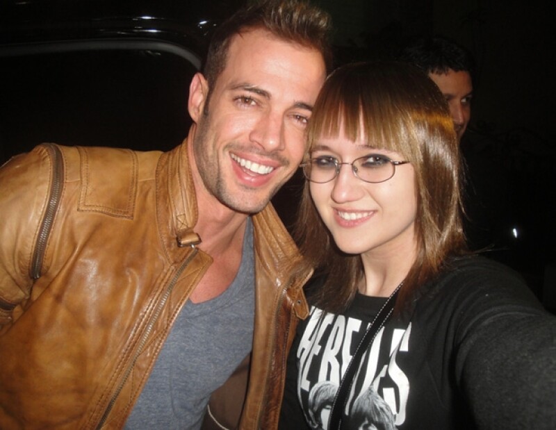 Aquí con William Levy.