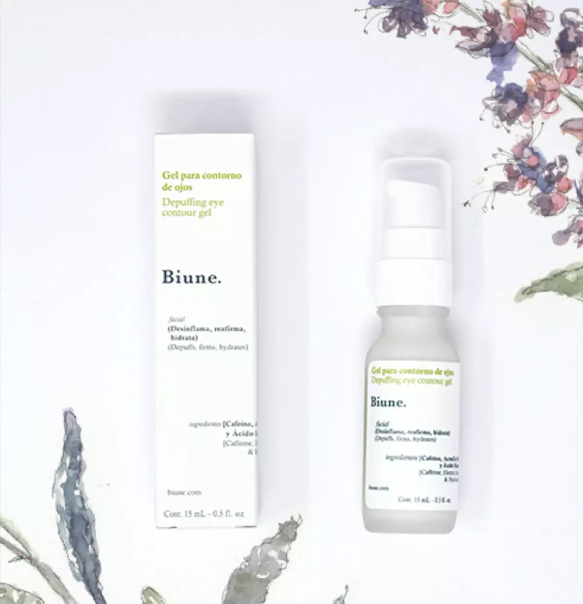Biune gel contorno de ojos