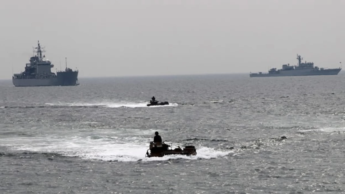 corea norte sur maniobras militares mar