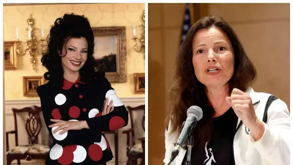 Fran Drescher, actriz y presidente del sindicato de actores de Hollywood. 