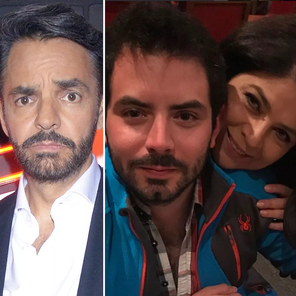 Eugenio Derbez, José Eduardo Derbez y Victoria Ruffo