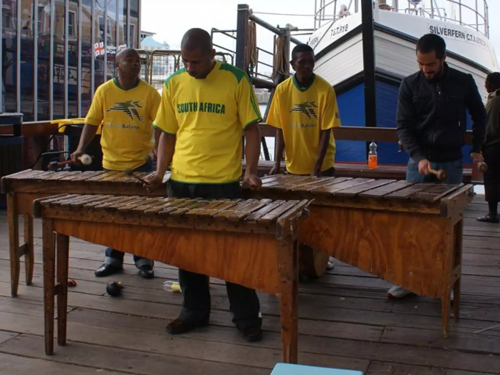 Al final el público nos aplaudió y me sentí parte del grupo.