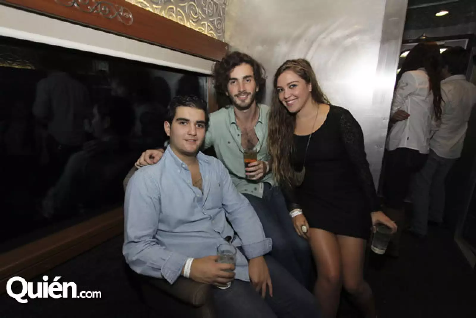 Octavio Najar, Cristian Serrano y Aranza Razón