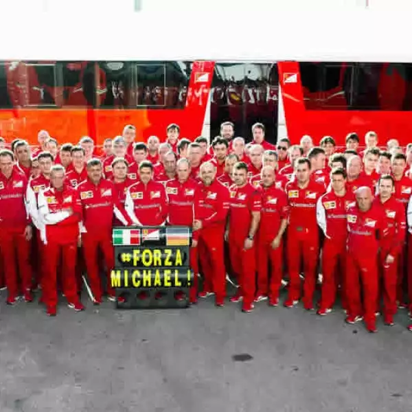 Ferrari apoyo Schumacher