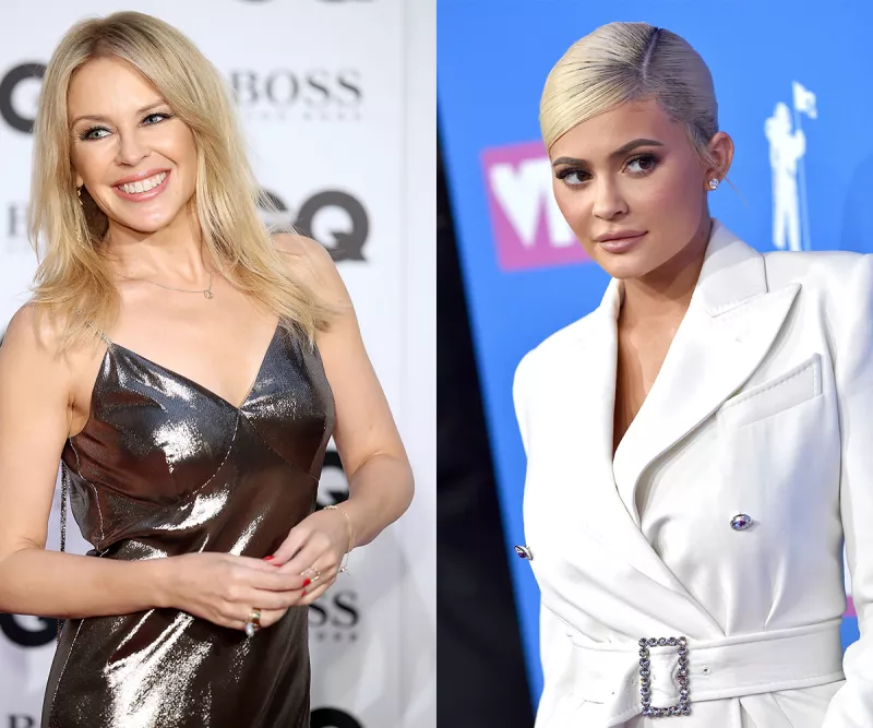 Kylie Minogue y Kylie Jenner