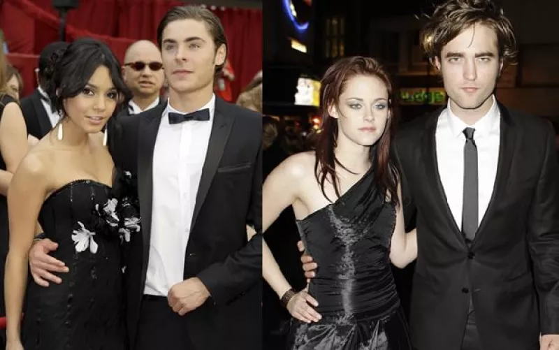 Zac Efron y Vanessa Hudgens se enamoraron en el set de ‘High School Musical’, ahora, Robert Pattinson y Kristen Stewart, de ‘Crepúsculo’ acaban de confirmar su relación ¿qué pareja te gusta más?