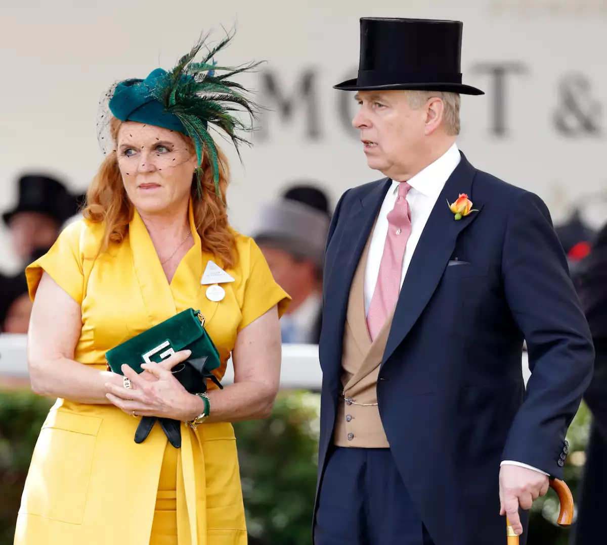 Sarah Ferguson, duquesa de York, y príncipe Andrés