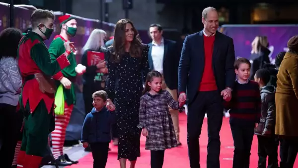 Príncipe Louis, Kate Middleton, princesa Charlotte, príncipe William y el príncipe George