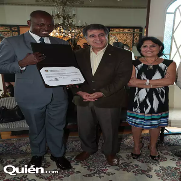 Louis Bigna,Hichm Hamdan,Afaf Saab de Hamdan