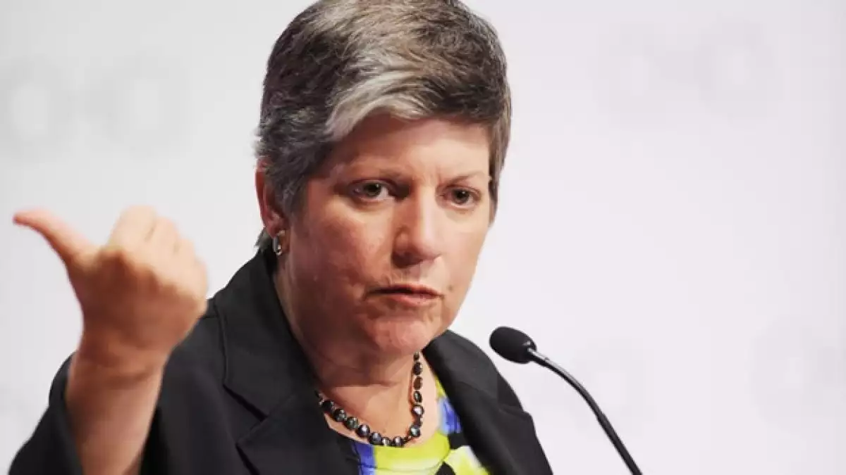 Janet Napolitano en entrevista