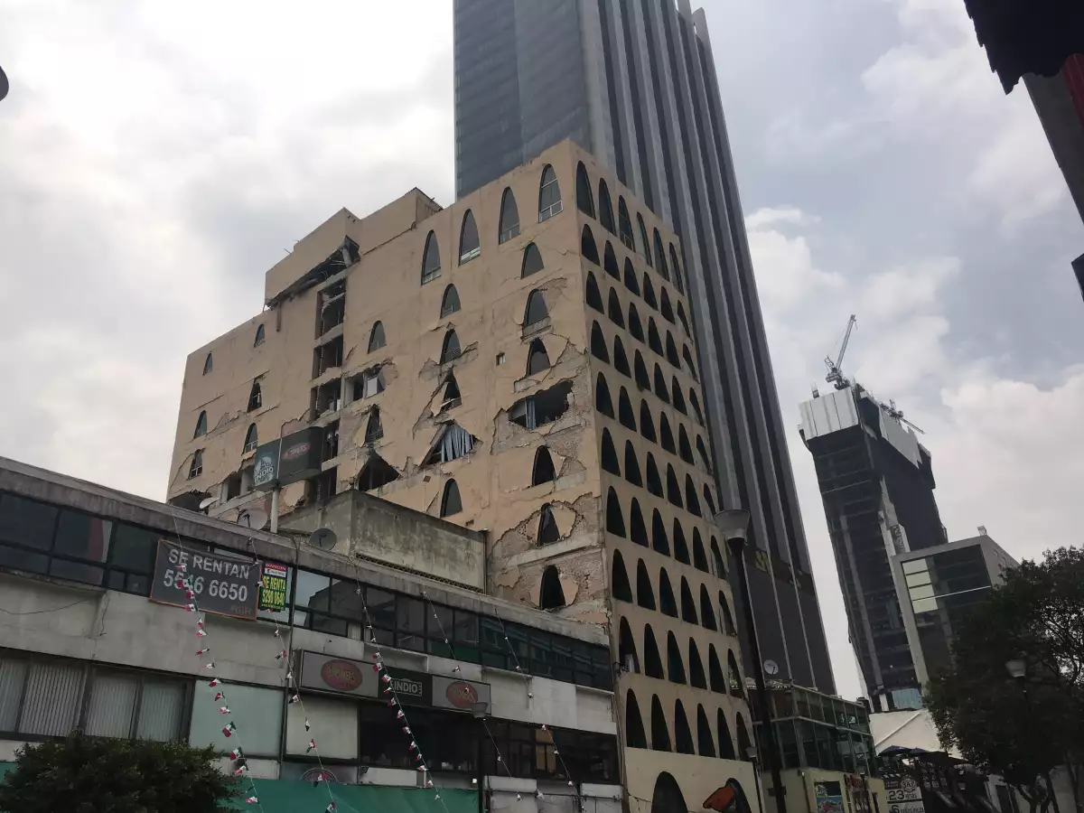 Afectaciones en edificios. 