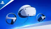 Visor de realidad virtual PlayStation VR2 de Sony, utilizado para jugar videojuegos en la consola PlayStation 5.