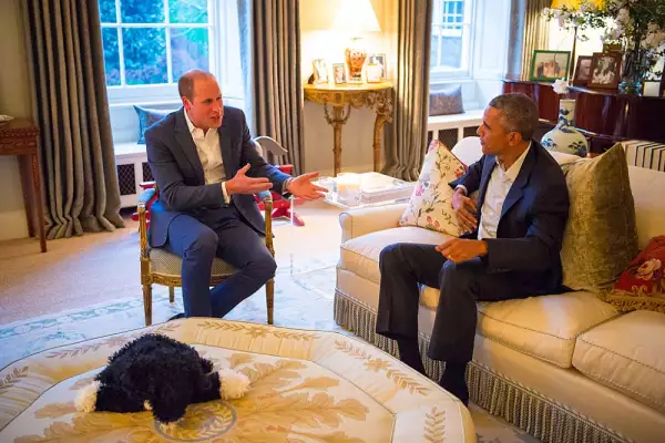 ´Príncipe William y Barack Obama