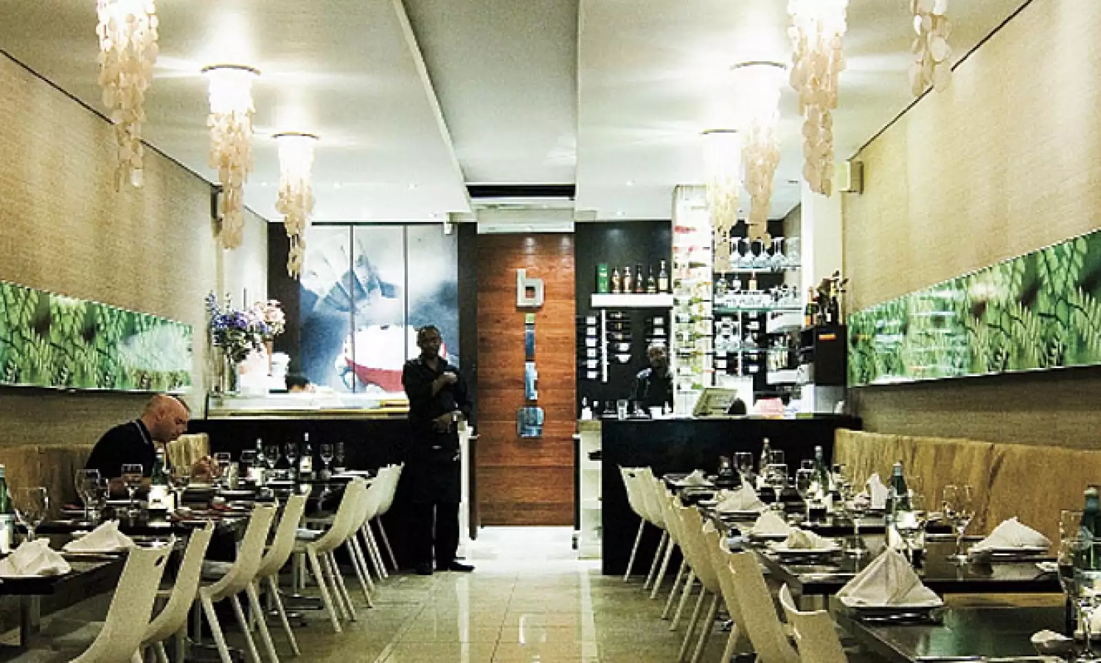 El restaurante Bite en Johannesburgo es uno de los muchos locales que a pesar de tener un espacio reducido es popular por su comida de clase mundial.