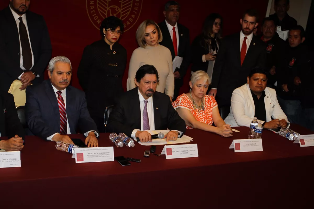 Napoleón Gómez Urrutia CIT trabajadores central obrera