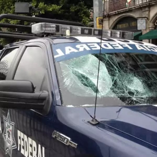Zócalo resguardo Policía Federal 1