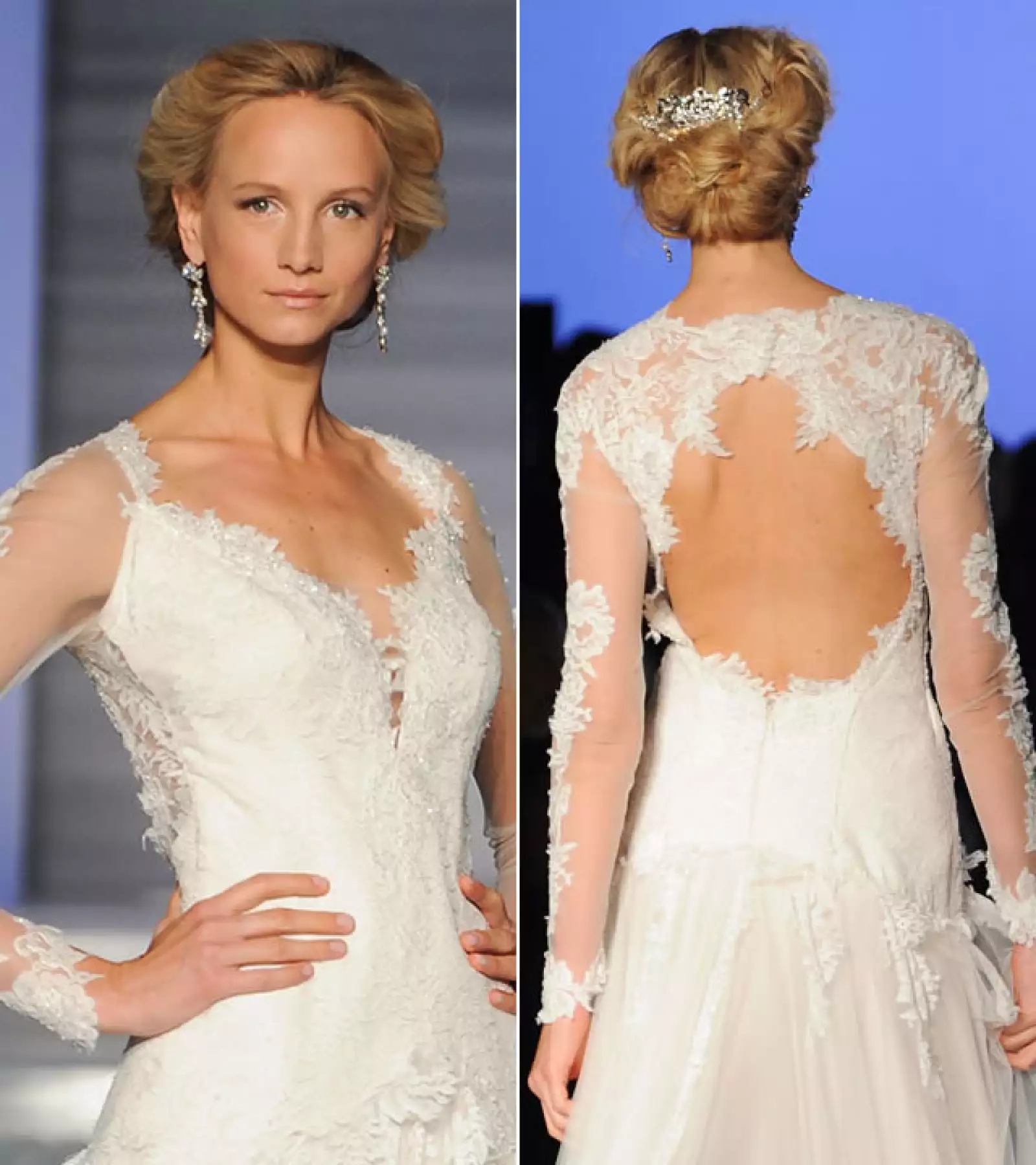 Alessandro Rinaudo: Lleva un chongo estilo siglo XIX con un tocado justo arriba del chongo. Dale volumen y resalta el look con unos aretes grandes y brillantes.