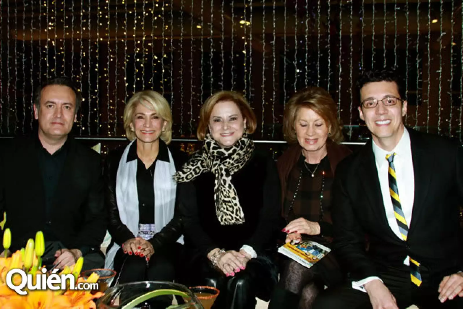 Antonio Ruíz,Silvia López de Chedraui,Esthela Chedraui de Fernández y José Bojórquez